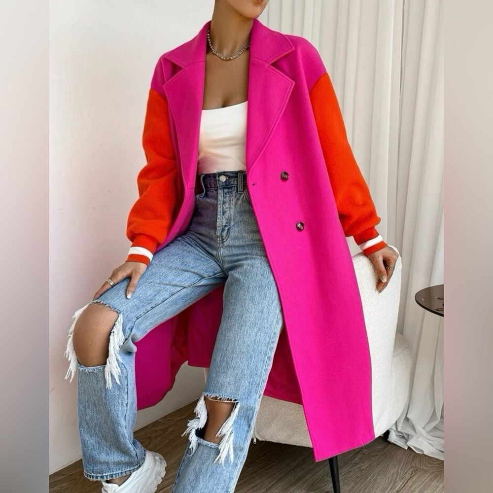 Long pea coat - Picture 5 of 10